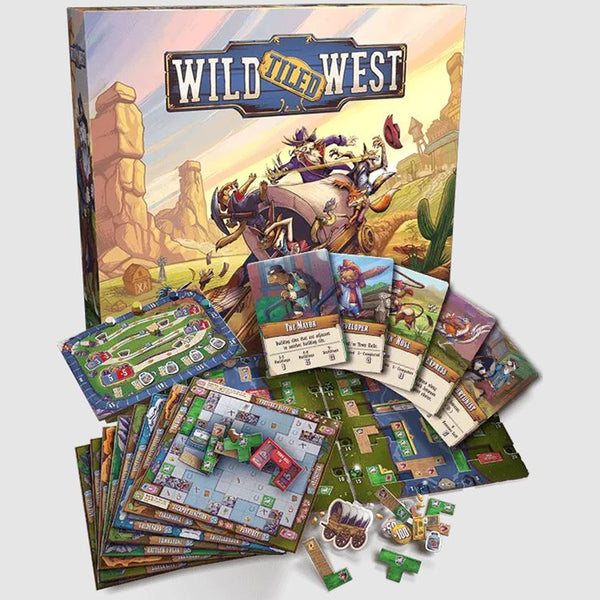 Wild Tiled West Board Game Board Game Bandit