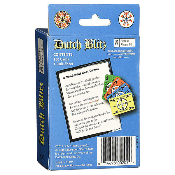 Dutch Blitz Blue Expansion Pack Board Game Bandit Canada
