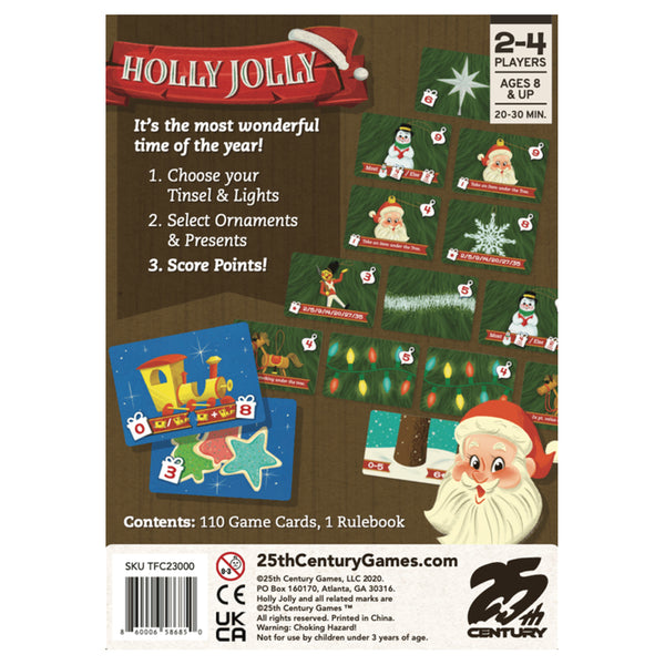Holly Jolly Card Game Board Game Bandit