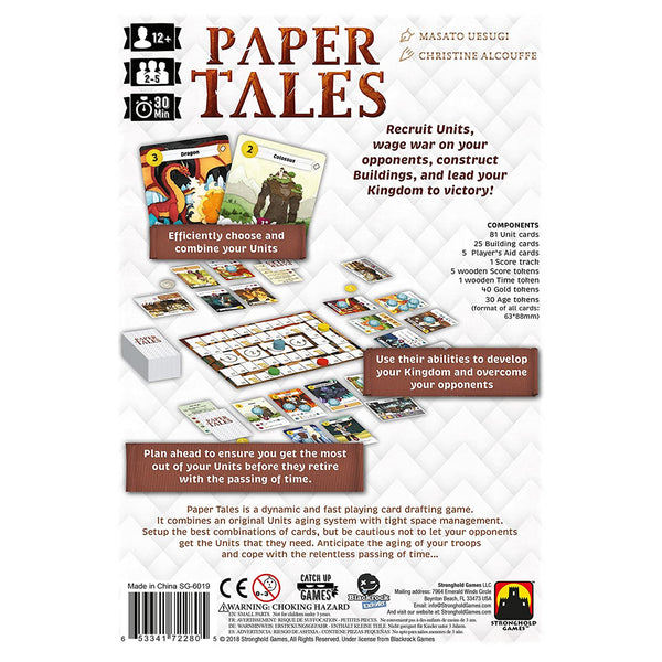 Paper Tales Game Board Game Bandit Canada