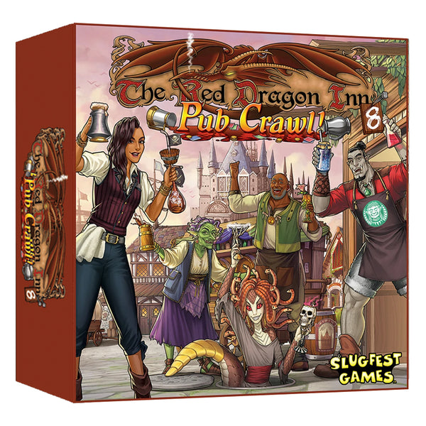 The Red Dragon Inn 8 Pub Crawl Party Game Board Game Bandit