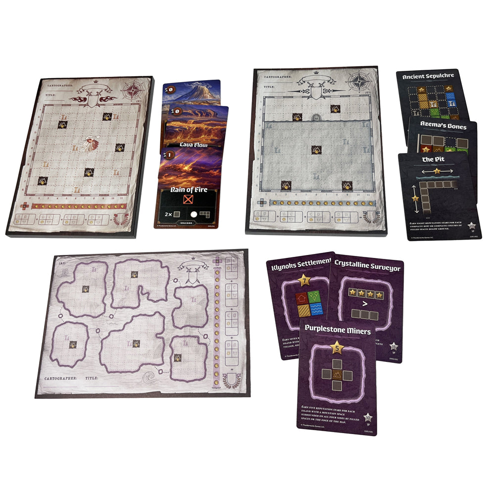 Pack Map Board Cartographers: Map Pack Collection | Board Game Bandit