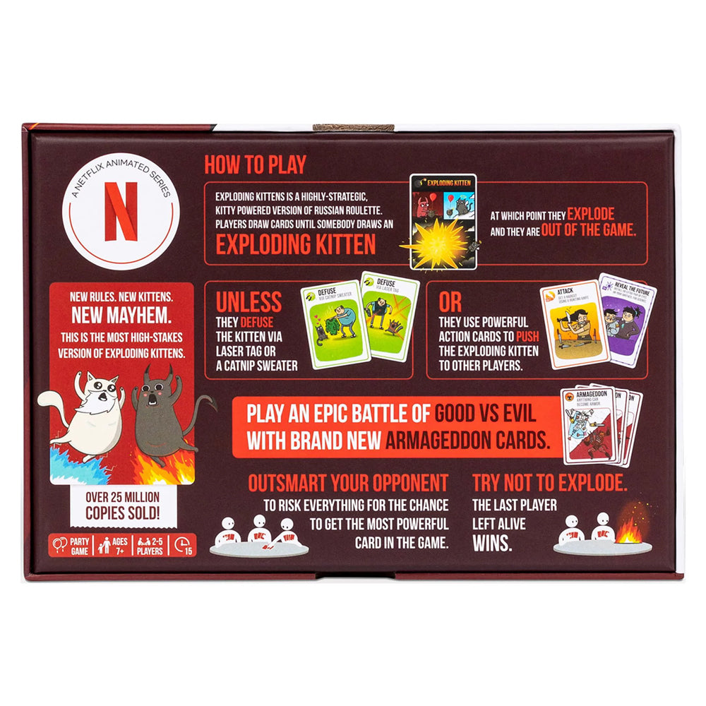 Exploding Kittens Good vs Evil Card Game Board Game Bandit
