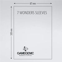 Gamegenic 7 Wonders Matte Card Sleeves (80 Count)