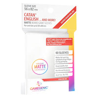 Gamegenic Catan-Sized Matte Card Sleeves (60 Count)