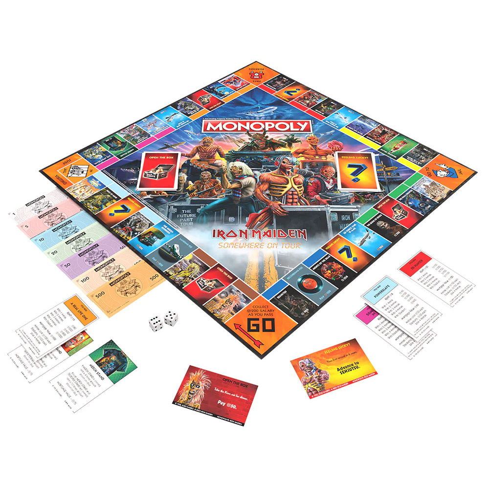 Monopoly Iron Maiden Board Game Bandit Canada