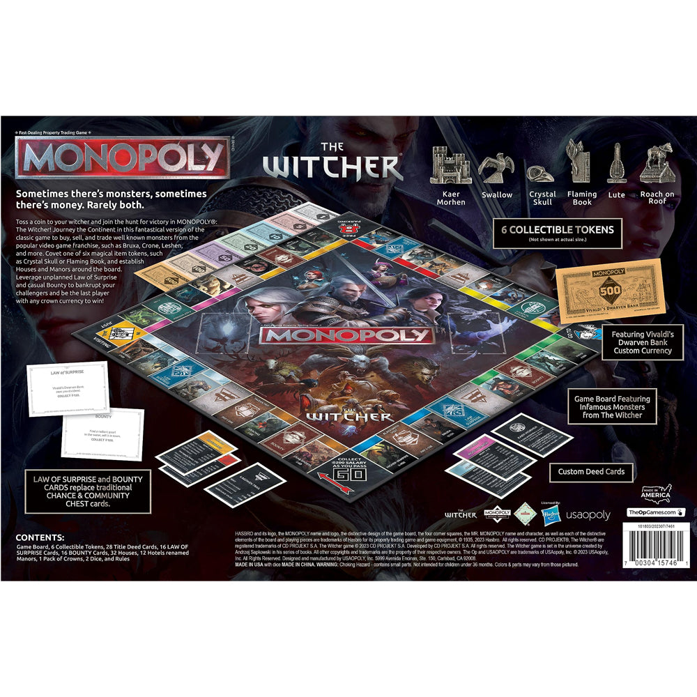 Witcher Sidebar Monopoly: David Bowie | Board Game Bandit