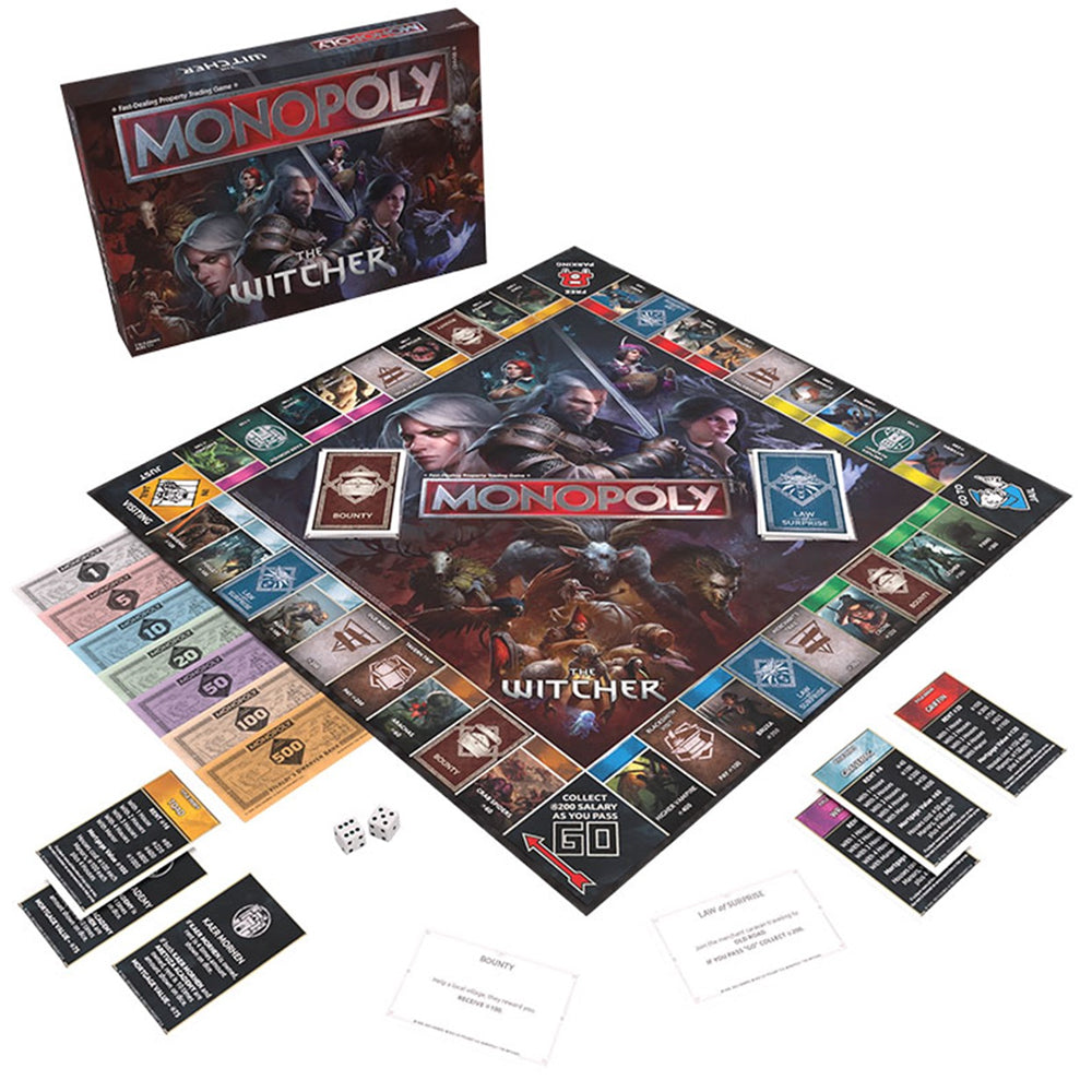 Witcher Sidebar Monopoly: David Bowie | Board Game Bandit