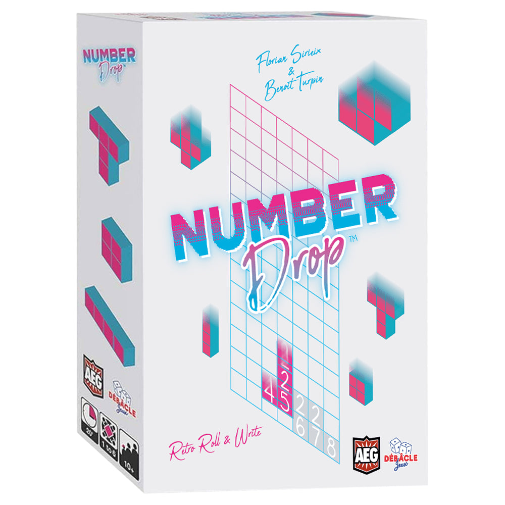 Number Drop Roll & Write Game | Board Game Bandit