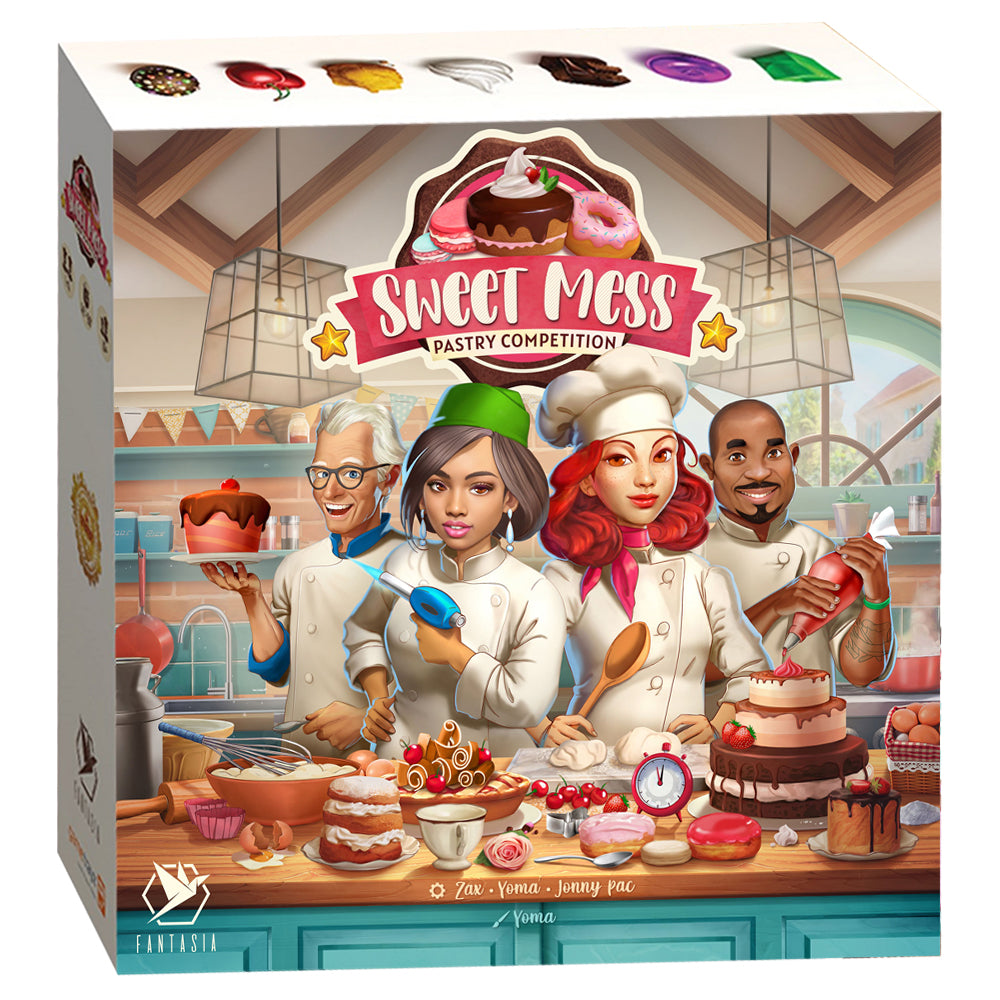 Shortbread Games Sweet Mess: Pastry Competition | Board Game Bandit