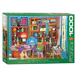 All You Knit is Love 1000 Piece Eurographics Puzzle