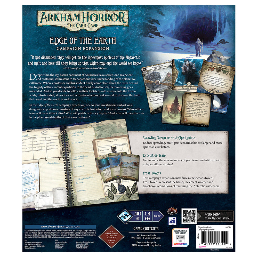 arkham horror card game expansions guide Arkham Horror: Edge of the Earth - Campaign