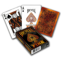 Bicycle Fire Playing Cards
