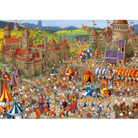 Bunny Battles 1000 Piece Heye Puzzle