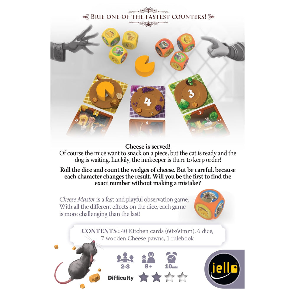 Cheese Master Dice Rolling Game Board Game Bandit Canada cheese-master-dice-rolling-game-board-game-bandit-canada