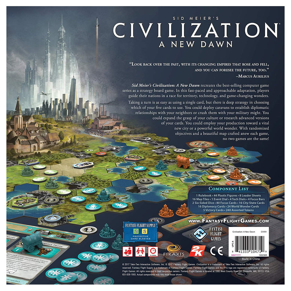 Civilization Card Game Civilization: A New Dawn Game | Board Game Bandit Canada