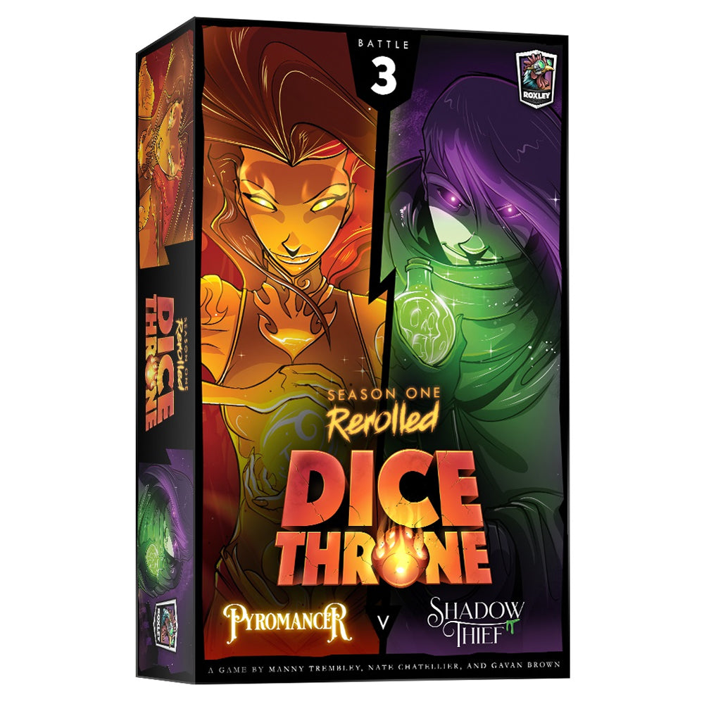 Dice Throne: Season One ReRolled – Pyromancer v. Shadow Thief