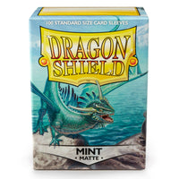 Dragon Shield Mint Matte Standard Size Sleeves (100 Count)