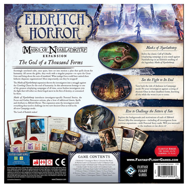 Eldritch Horror Masks of Nyarlathotep Board Game Bandit Canada