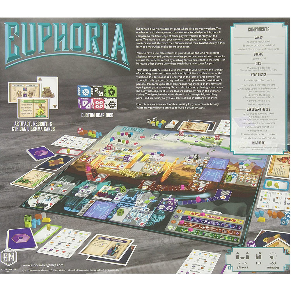 Euphoria Build a Better Dystopia Board Game Bandit Canada
