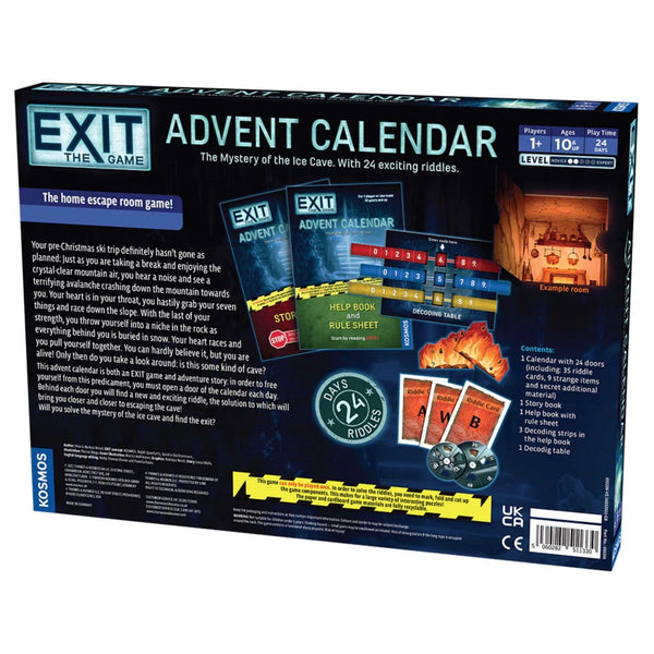 Exit: Advent Calendar - Mystery of the Ice Cave | Board Game Bandit