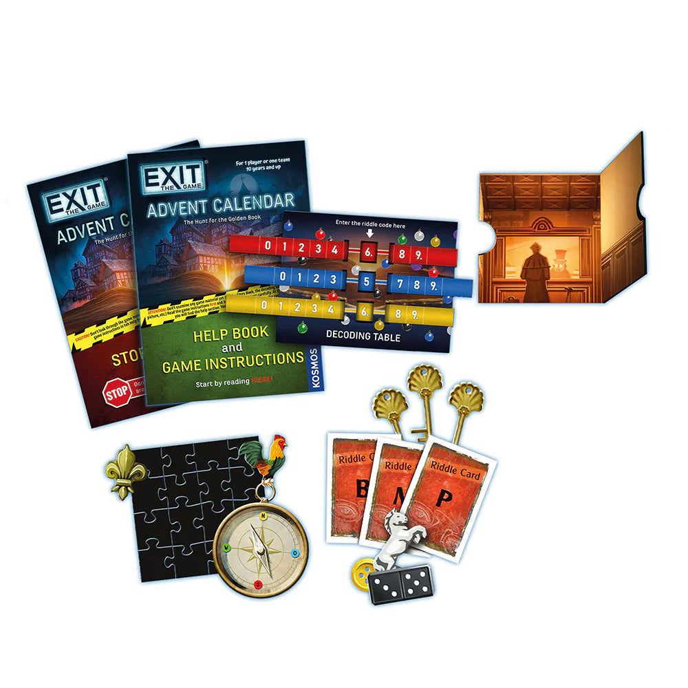 Exit Advent Calendar Hunt for the Golden Book Board Game Bandit