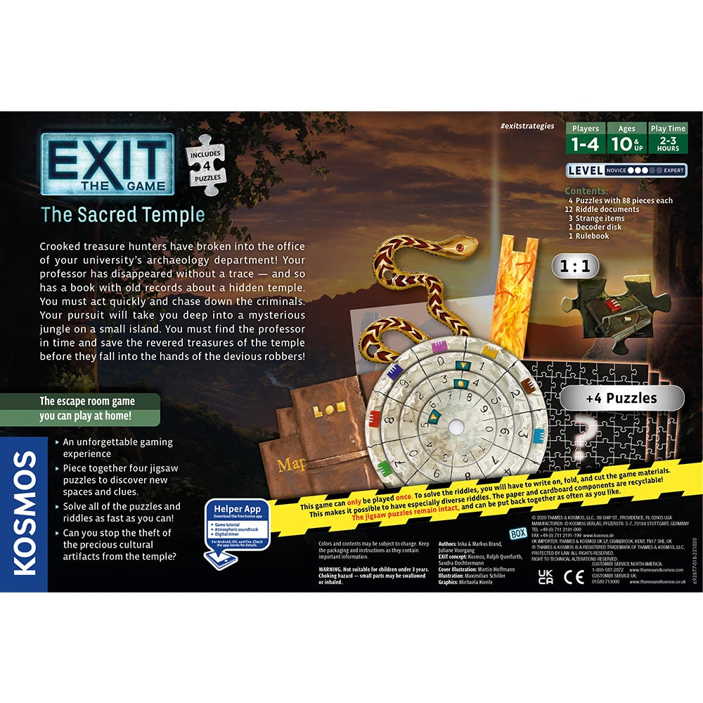 Exit: The Game + Puzzle - The Sacred Temple
