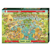 Funky Zoo: Nile Habitat 1000 Piece Heye Puzzle