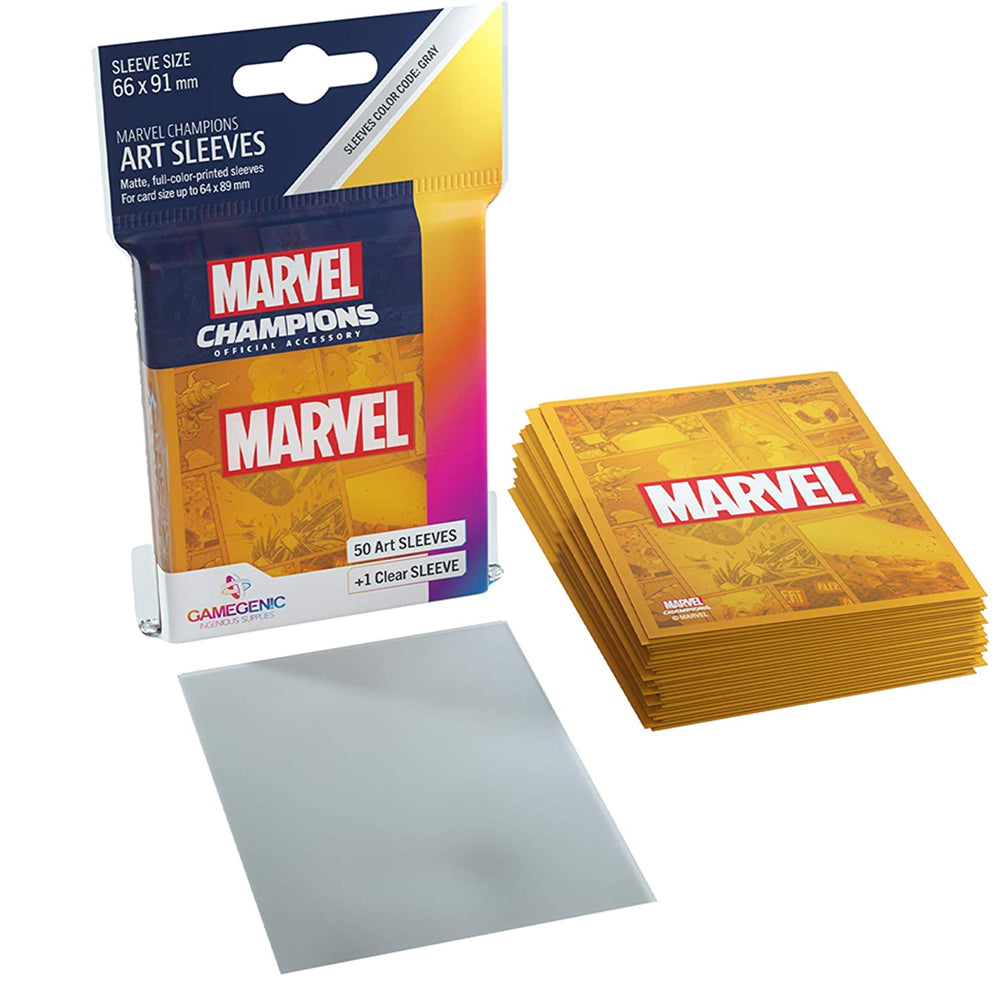 Gamegenic Marvel Champions Sleeves: Orange (50 Ct) | Board Game Bandit Gamegenic Marvel Champions Sleeves: Orange (50 Ct) | Board Game Bandit