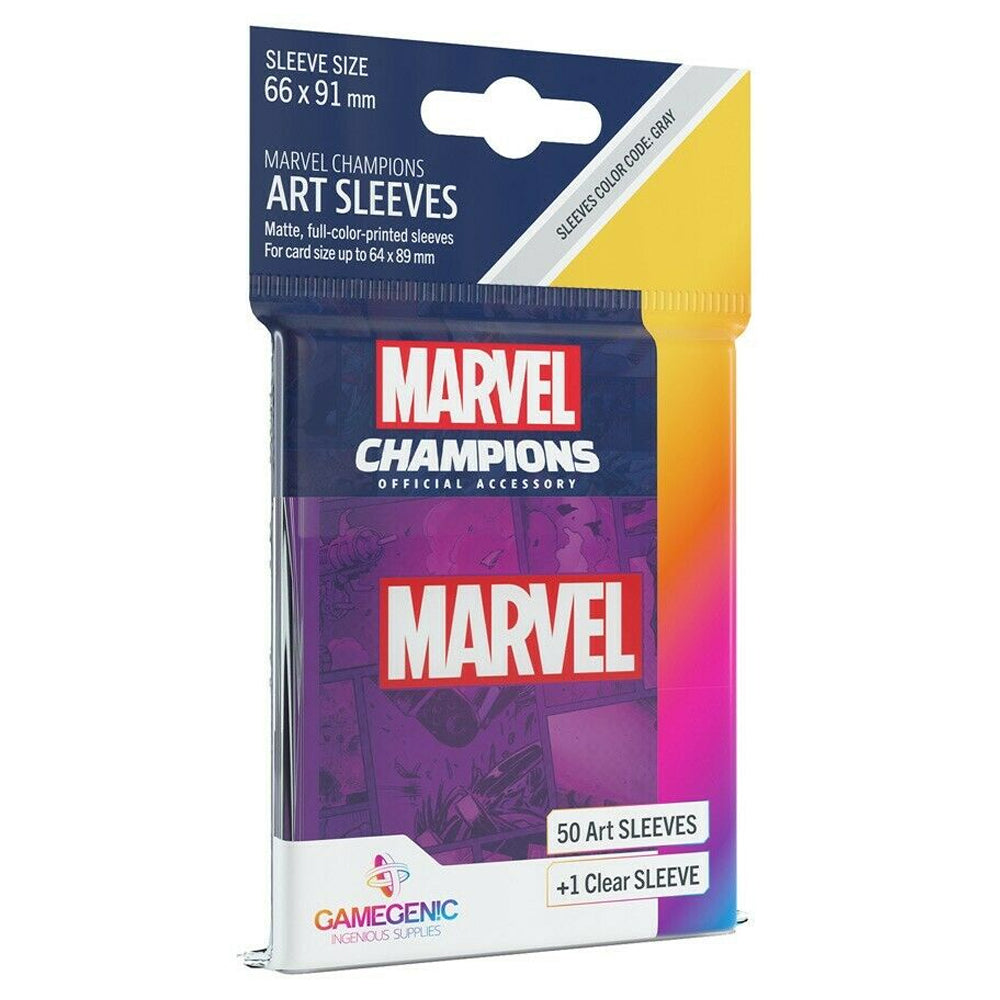 Gamegenic Marvel Champions Sleeves: Purple (50 Ct) | Board Game Bandit Gamegenic Marvel Champions Sleeves: Purple (50 Ct) | Board Game Bandit