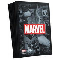 Gamegenic Marvel Champions Art Card Sleeves: Black (50 Count)