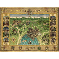 Harry Potter Hogwarts Map 1500 Piece Ravensburger Puzzle