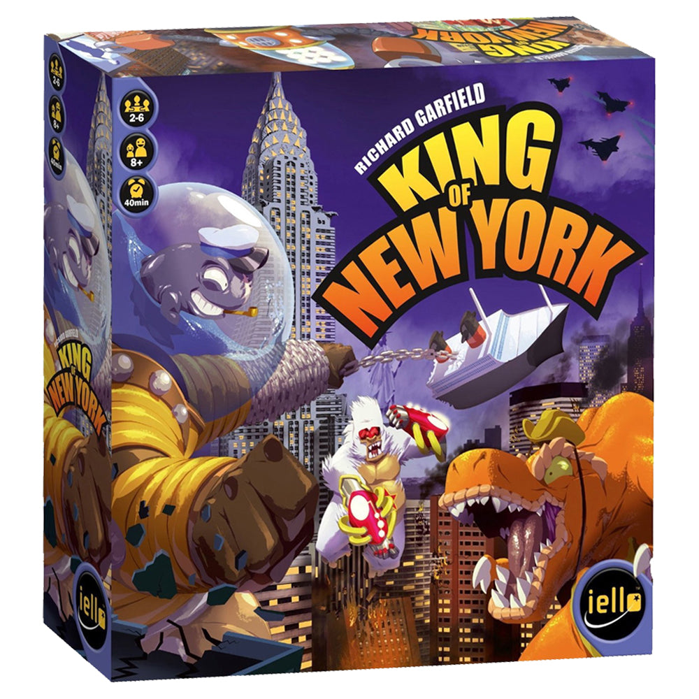 IELLO: King of New York, Power Up Strategy Board Game, Use with Both King  of New York or King of Tokyo, 40 Minute Play Time, for 2 to 6 Players, Ages