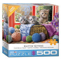 Knittin' Kittens 500 Piece Eurographics Puzzle