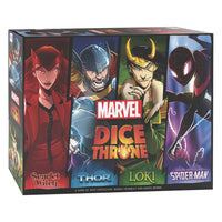 Marvel Dice Throne 4-Hero Box (Scarlet Witch, Thor, Loki, Spider-Man)