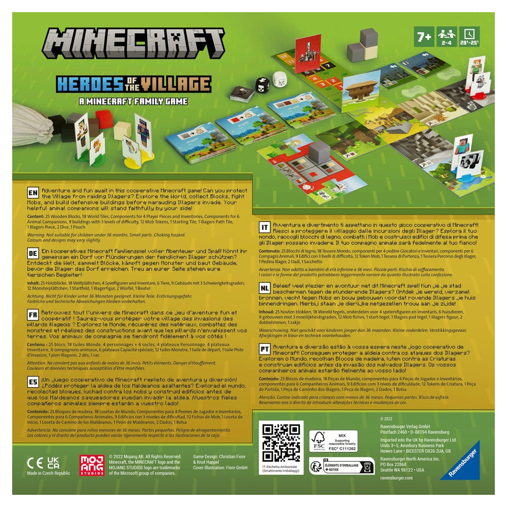 Ravensburger Minecraft: Heroes of the Village Family Game
