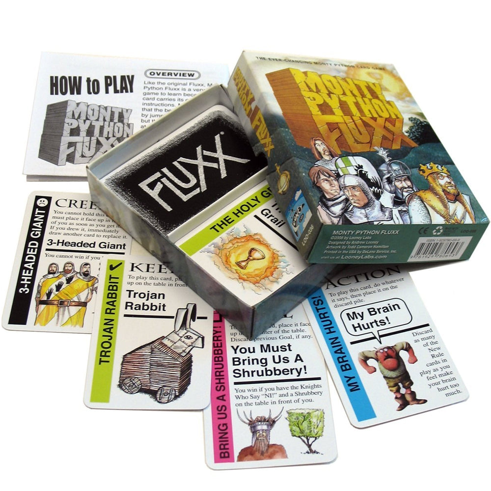 Flux Monty Python Monty Python Fluxx Board Game | Board Game Bandit Canada