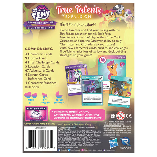 My Little Pony Deck Building Game - Extension Scholarly Shenanigans - Nouveaux Défis Et Lieux D'Amitié