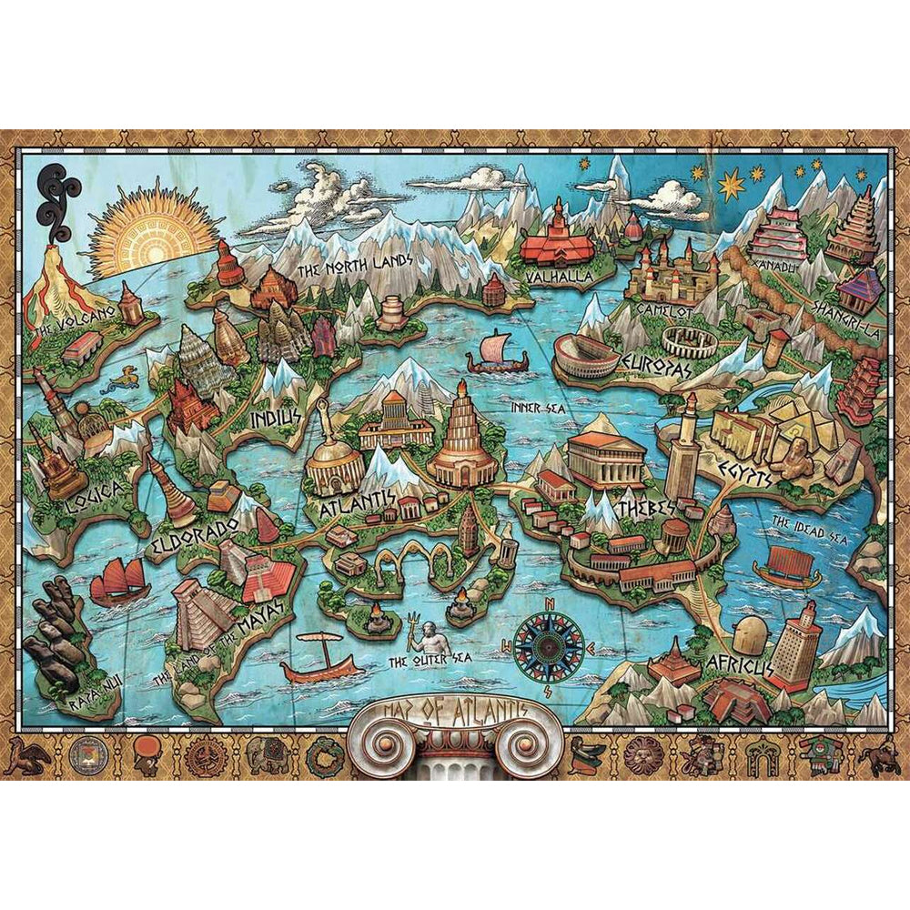 Mysterious Atlantis 1000 Piece Ravensburger Puzzle