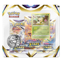 Pokémon TCG: Leafeon SWSH9 Brilliant Stars (Blister 3 Pack)