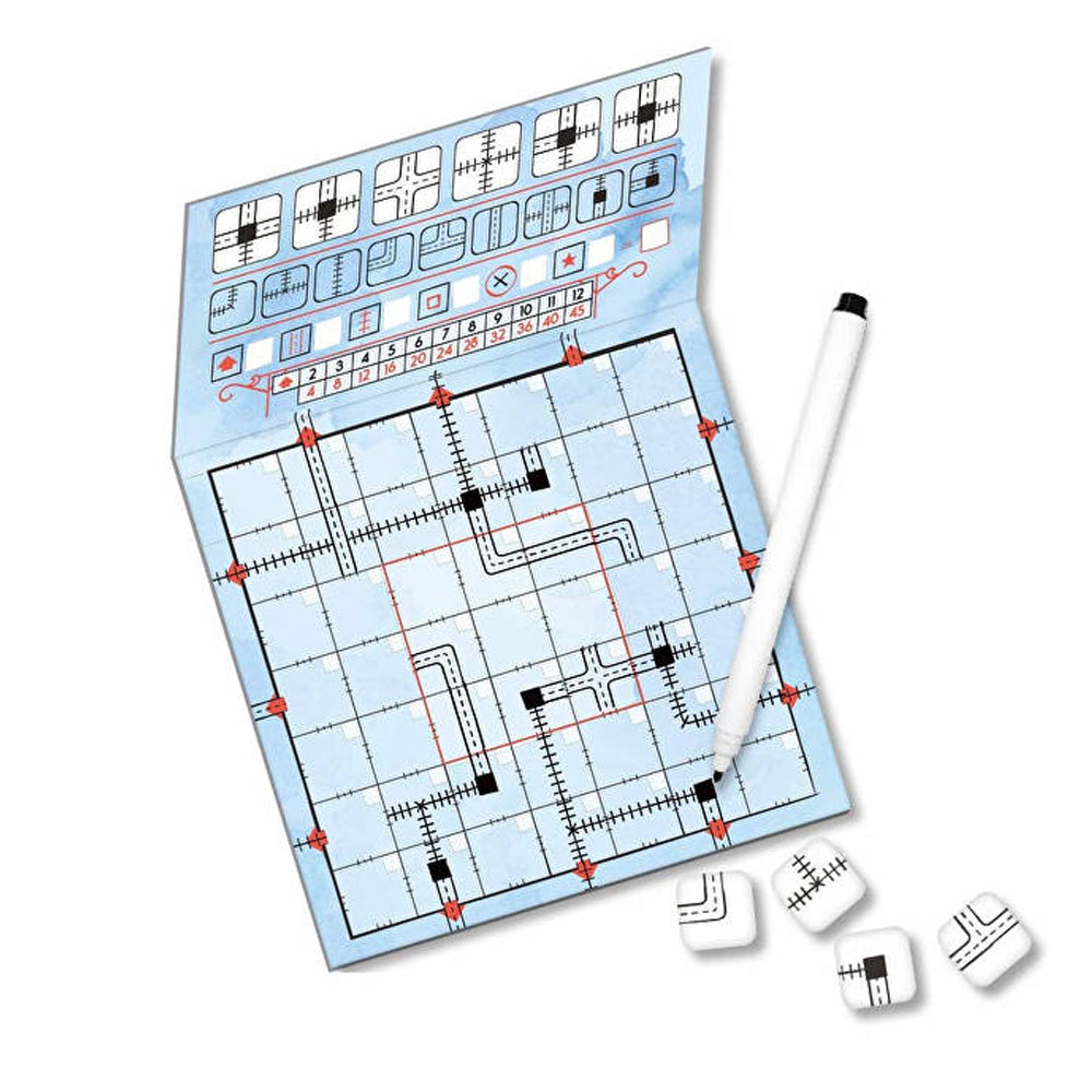 Railroad Ink Railroad Ink: Deep Blue Edition Board Game | Board Game Bandit Canada