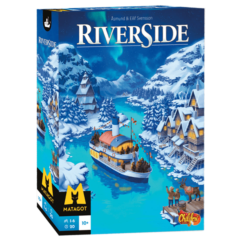 Riverside Inforboard Riverside Roll & Write Board Game | Board Game Bandit