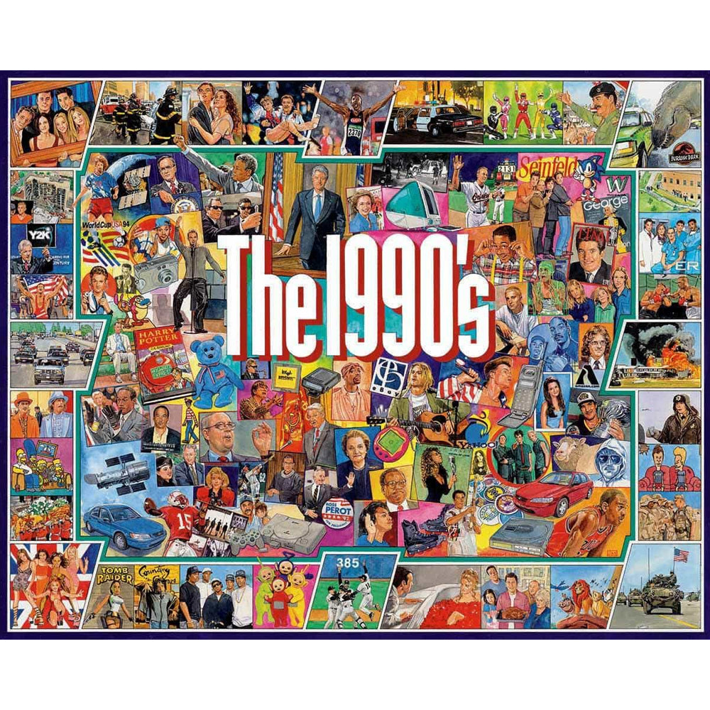 The 1990's 1000 Piece White Mountain Puzzle
