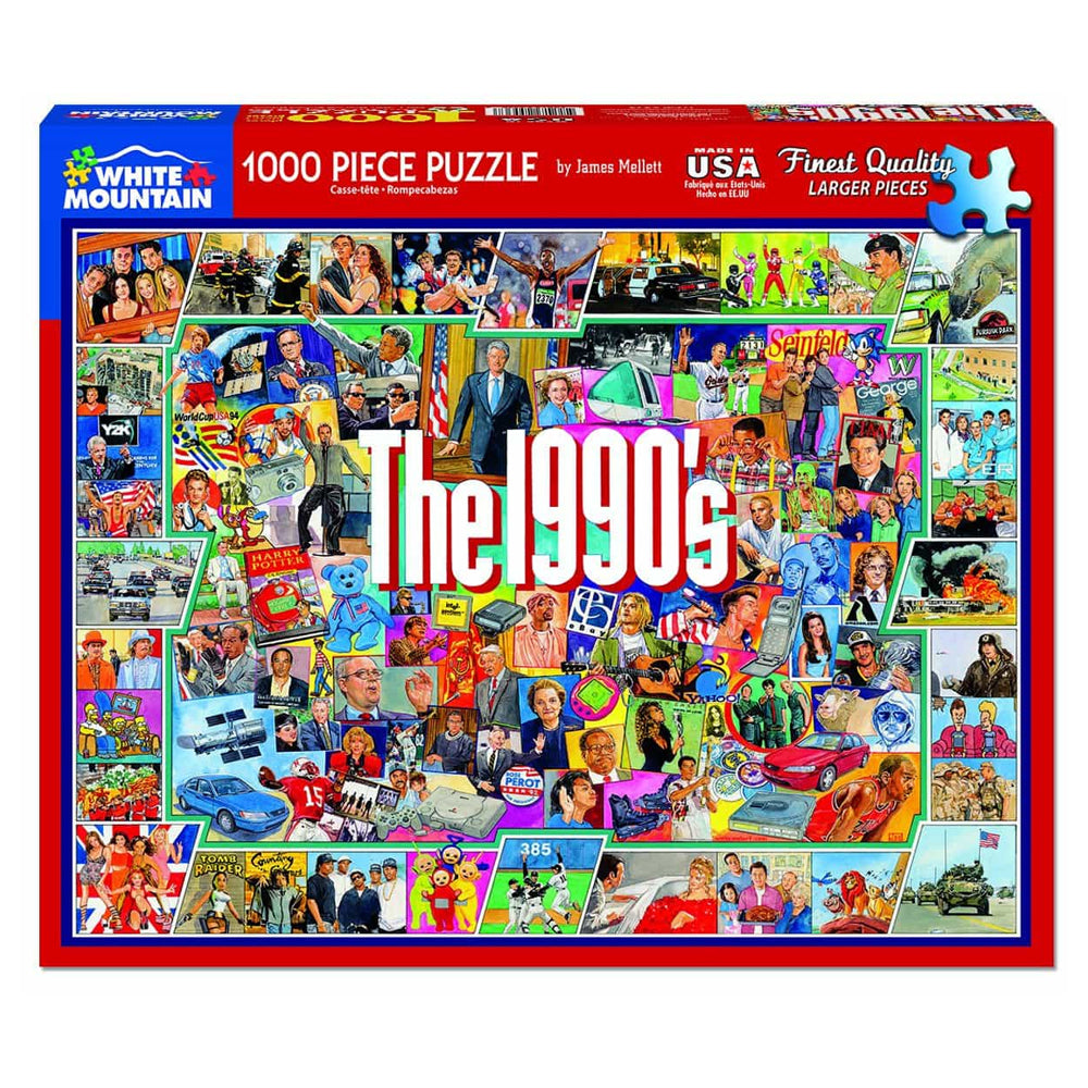 The 1990's 1000 Piece White Mountain Puzzle