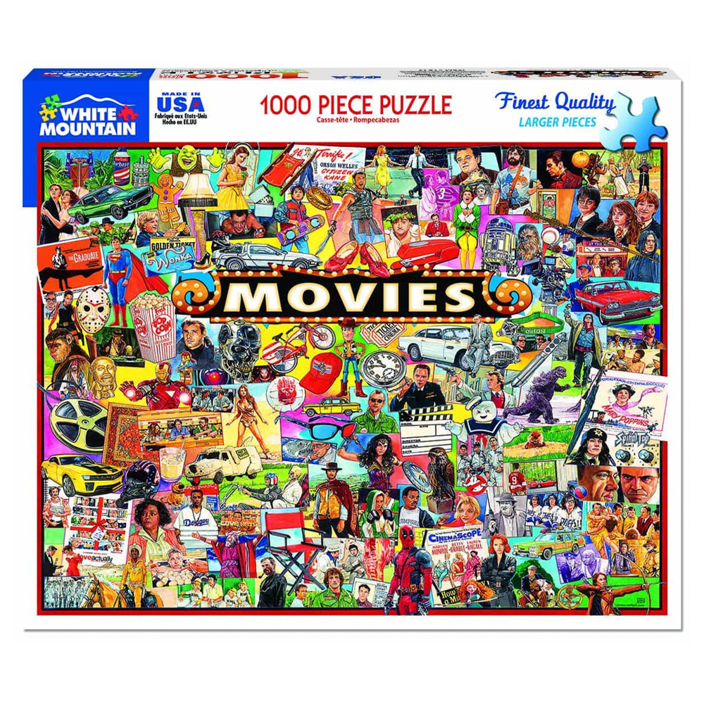 The Movies 1000 Piece White Mountain Puzzle