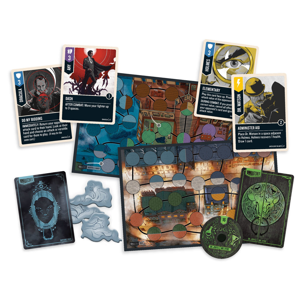Unmatched: Cobble & Fog – Board game for 2-4 players Unmatched: Cobble & Fog – Board game for 2-4 players