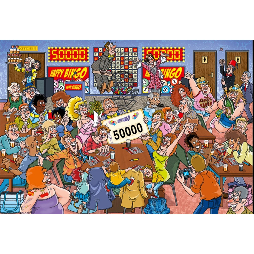Wasgij Mystery: Bingo Blunder! 1000 Piece Jumbo Puzzle