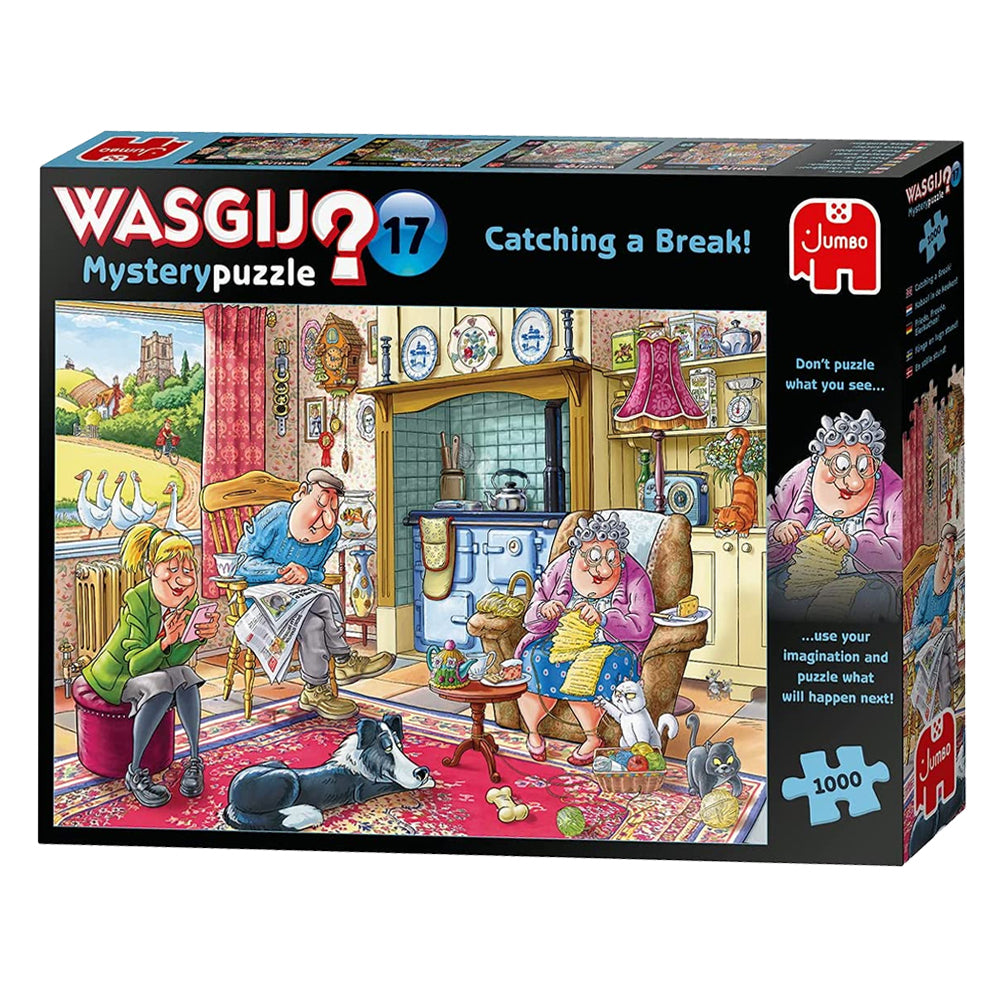 Wasgij Mystery: Catching a Break! 1000 Piece Jumbo Puzzle