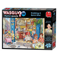 Wasgij Mystery: Grabbing a Quick Bite! 1000 Piece Jumbo Puzzle