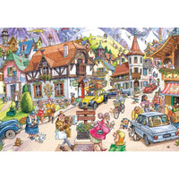 Wasgij Mystery: Mountain Mayhem! 1000 Piece Jumbo Puzzle